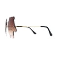 thumbnail image 4 of Child Size Kids Panda Bear Rimless Fun Party Shade Sunglasses Gold Brown, 4 of 4