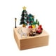 thumbnail image 3 of Cajas musicales de madera navideñas que reproducen la canción Feliz Navidad Movimiento musical Creativo Tren, 3 of 9