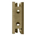 thumbnail image 5 of CRL SGCU1BBRZ Brushed Bronze Square Style Notch-in-Glass Fixed Panel U-Clamp, 5 of 7