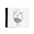 thumbnail image 1 of Black Line Cherry Cup Ice  Flip Bifold Faux Leather Wallet  Multi-Function Card Purse, 1 of 4