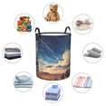 thumbnail image 4 of Balery Western Desert Cloud Cowboy Cesta de ropa redonda con asas, impermeable, independiente, para ropa, juguetes, dormitorio y familia-Medium, 4 of 6