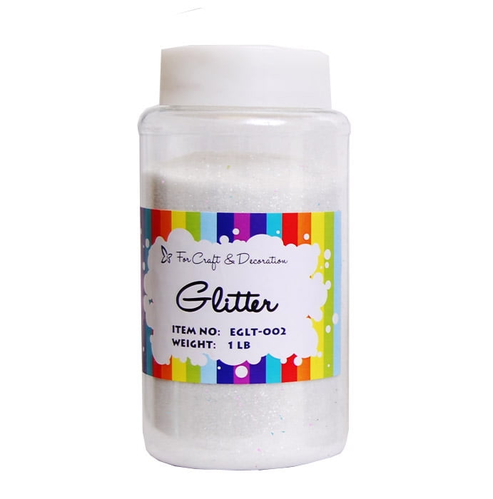 Craft and Party - 1lb SUPER FINE GLITTER POWDER 16 oz. Iridescent