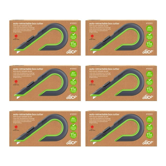 Cuchilla de cerámica resistente retráctil automática Box Cutter Slice