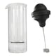 thumbnail image 3 of Espumador de café eléctrico portátil de acero inoxidable de 400 ml cabezal de batidor doble, 3 of 7