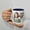 Dark Blue, variant on Mug with Color Inside Retro Housewife baked a pie, "Nailed it" (Orange, 11 oz)