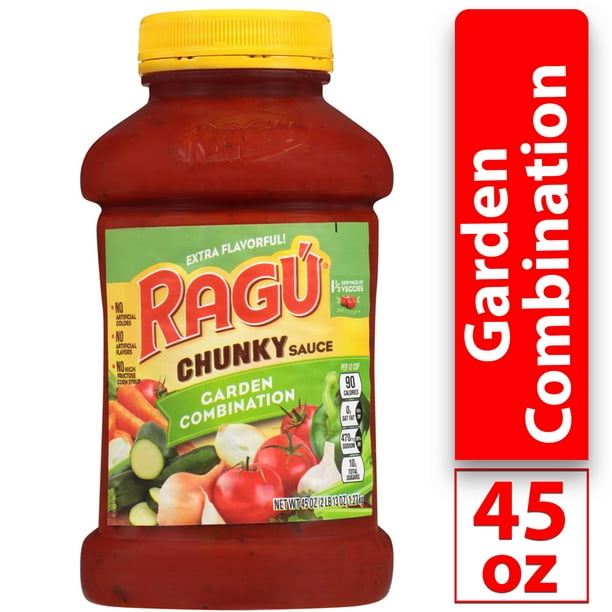 Ragu Chunky Garden Combination Pasta Sauce 45 Oz Walmart Com Walmart Com