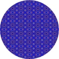 thumbnail image 1 of Ahgly Company Tapis Rond Lavable en Machine Intérieur Transitionnel Violet Améthyste Violet, 5 Pieds Rond, 1 of 7