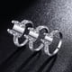 thumbnail image 3 of Anillo de cintura pequeña con cabeza de toro de plata esterlina 925 para mujer, anillo de diamante con soporte vacío y microincrustaciones de 1 quilate con cabeza de toro cerrada, 3 of 4