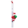 thumbnail image 1 of Muñecas de escalera de escalada de Papá Noel, grandes regalos para fiestas festivas (escalera blanca), 1 of 3