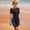 F8198 black and blue, variant on Women's One-Piece Swimsuit: Short-Sleeve, Stretch, Slimming, High-Stretch, UV Protection, Padded