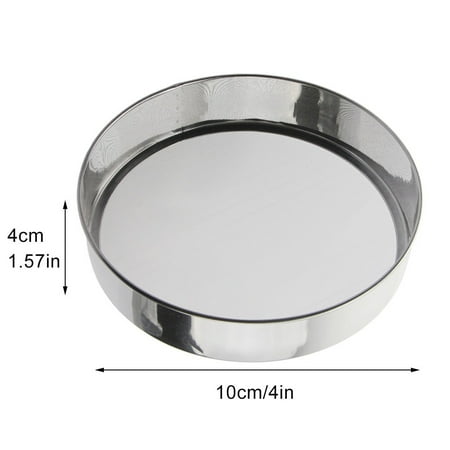 

10-21Cm Flour Sieve Stainless Steel Round Flour Sieve Strainer With 40 Mesh