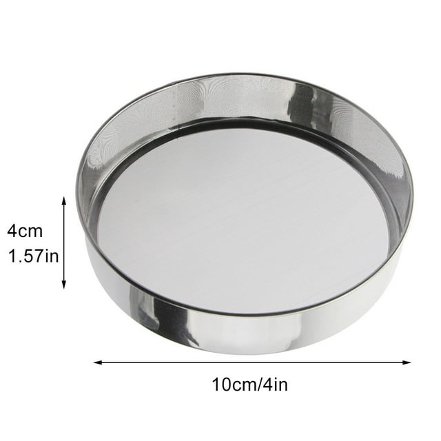 10/12/15/18/21cm Round Stainless Steel Flour Sieve Kitchen Particles Bean Sugar Powder Filter Sieve Shaker Baking Sifters Gadget