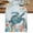 Light blue, variant on Table Runner 36 Inches Long, Coastal Turtle Decorative Table Runner for Party Wedding Home Decor, Summer Beach Nautical Coral Starfish Dresser Scarves for Bedroom Kitchen Tables Decor 13x36 Inch