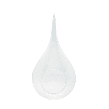 CC Home Furnishings 9" Clear Solid Hand Blown Hanging Glass Candle Holder