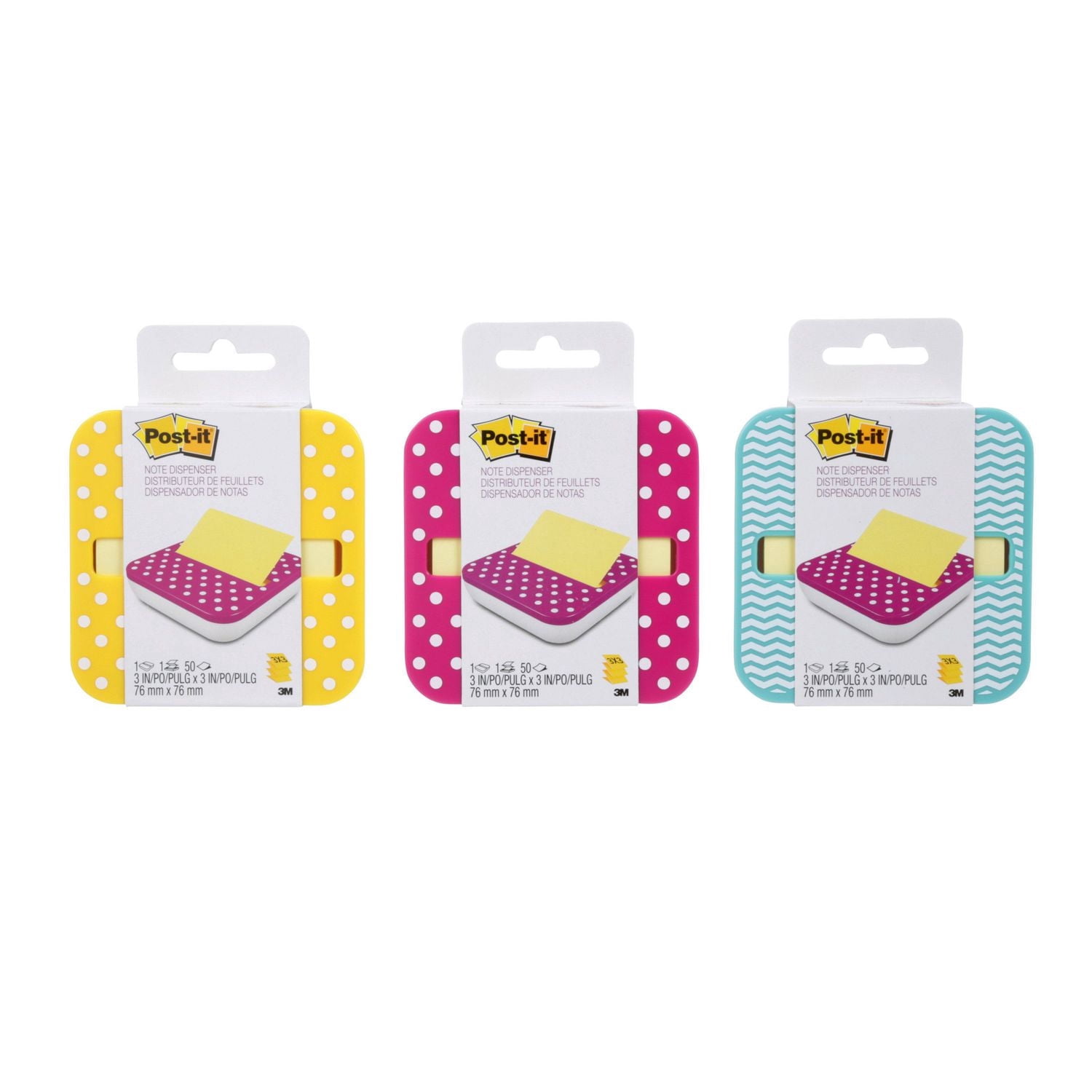 Distributeurs de feuillets éclair Post-it - expressif