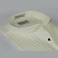 thumbnail image 4 of Men's Tuxedo shirt By Classix  Banded Collarless Formal Pleated Front M06 Ivory, 4 of 7