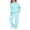 51#Light Blue, variant on Girls Sweatsuit Fashion 2 Piece Hoodie and Sweatpants Set 5-14 Years Hooded Sweatshirts and Wide Leg Joggers Warm Tracksuit with Pockets