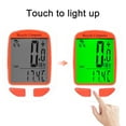 thumbnail image 3 of Ordinateur de Vélo Sans Fil LED Compteur de Vitesse Odomètre Multifonction Étanche avec Support de Rétroéclairage, 3 of 8