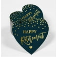 thumbnail image 2 of Inkdotpot 100 Pack Happy Retirement Favor Paper Tag Craft Real Gold Foil Hang Tag, 2 of 8