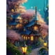 thumbnail image 1 of 5D Snow House Full Diamond Mosaic Snow Wagon Castle Dream Scenery New Arrival Diamond Painting Embroidery Cross Stitch X1018Square 60X80cm Gao Jinjia LED, 1 of 2