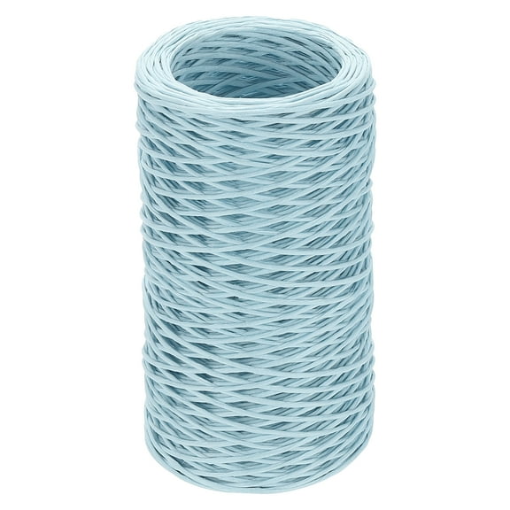 Uxcell 55 Yards Floral Bind Wire Wrap Twine, 1mm Floral Wire Vine Bind Wire Rustic Craft Wire for DIY Projects Flower Bouquet Making Wreath Gift Wrapping Wedding Decoration, Blue