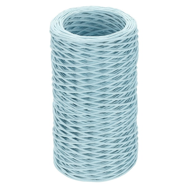 Uxcell 55 Yards Floral Bind Wire Wrap Twine, 1mm Floral Wire Vine Bind Wire Rustic Craft Wire for DIY Projects Flower Bouquet Making Wreath Gift Wrapping Wedding Decoration, Azul