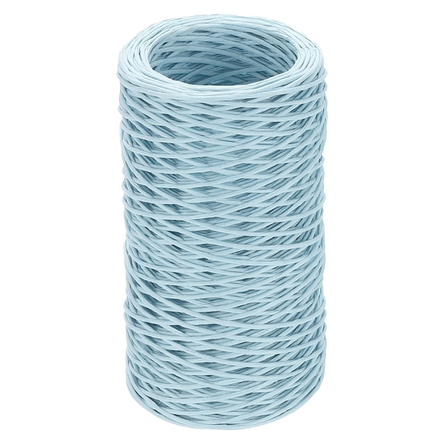 Uxcell 55 Yards Floral Bind Wire Wrap Twine, 1mm Floral Wire Vine Bind Wire Rustic Craft Wire for DIY Projects Flower Bouquet Making Wreath Gift Wrapping Wedding Decoration, Azul