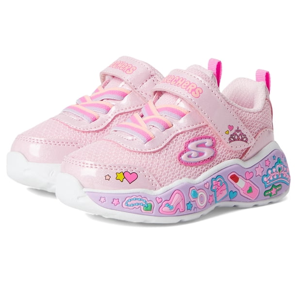 Zapatillas Skechers Play Scene Fun Squad para Niñas Rosa Talla 9 para Niños Pequeños