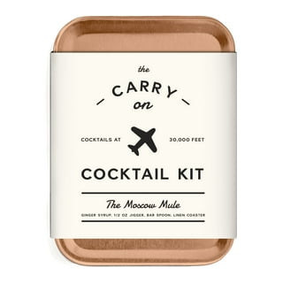 Cocktail Kits 2 Go - Cocktail Set for Craft Cocktail Lovers - Mixology and  Craft Travel Kit - Crafted in USA - Gift Box for All Occasions (Martini)