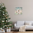 thumbnail image 2 of Stupell Industries Deer In Nighttime Birch Forest Holiday Painting White Framed Art Print Wall Art, 2 of 7