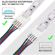thumbnail image 5 of Conectores para tiras de luces LED 20 conectores adaptadores LED a prueba de agua Conectores para tiras de luces LED sin soldadura 4 pines 10 mm, 5 of 6