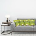 thumbnail image 3 of Ambesonne Nature Throw Pillow Cover 4 Pack, Black Sheep White Goats, 16", Fern Green Cream, 3 of 7