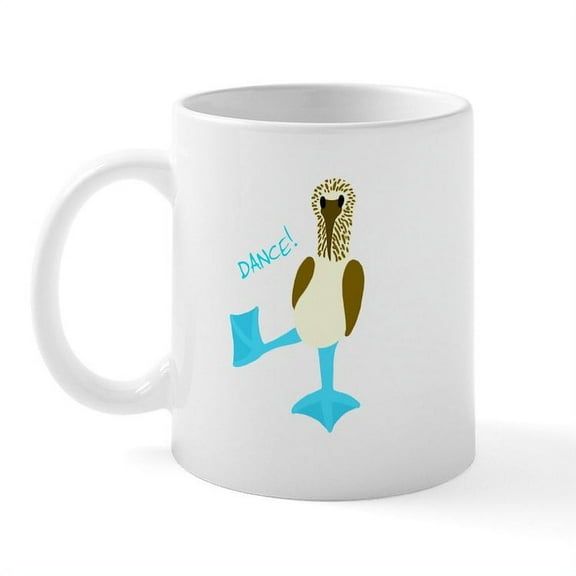 CafePress - Blue Footed Booby Dance! Mug - 11 oz Ceramic Mug - Novelty Coffee Tea Cup
