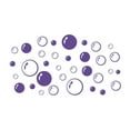 thumbnail image 1 of Transparent Hollowed Wall Decal Sticker for Childrens Birthday Party Room Bath Mural Background, 1 of 5