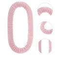 thumbnail image 3 of Unique Bargains 1pc Circle Hair Rollers for Women 11.42"x5.31" Pink, 3 of 6