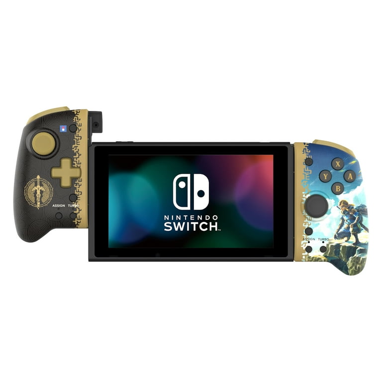 Hori - Zelda Hand-Held Pad Split Kingdom, for Tears Ergonomic Mode Game Video Nintendo the Pro, of Controller Switch