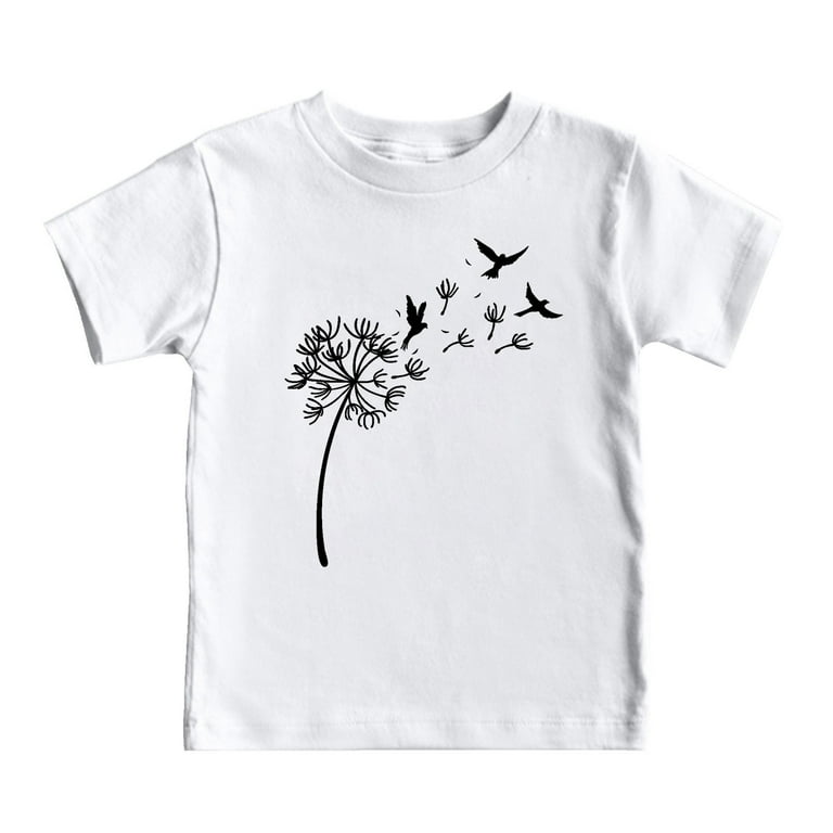 24SS/SPIKEY T-SHIRT/DANDELION/ポップコーン/ Women Dandelion Print T-Shirts 2024 Womens Summer T-Shirts