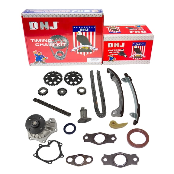 DNJ TK922AWP Timing Chain Kit with Water Pump Fits Cars & Trucks 08-15 Scion 2.4L L4 DOHC 16V