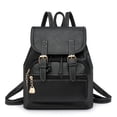 thumbnail image 2 of PRIYAL Fashion PU Leather Backpack Purse for Men Women Travel Backpack Bag with Ladies Shoulder Handbags Casual Daypack, 2 of 7