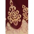 thumbnail image 6 of Sakkas Batik Hindi Cap Sleeve Caftan Dress / Cover Up - Chocolate - One Size, 6 of 6
