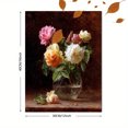 thumbnail image 3 of Vintage Rose Bouquet Canvas Print Wall Art for Living Room Bedroom Office Hotel Study, 3 of 8