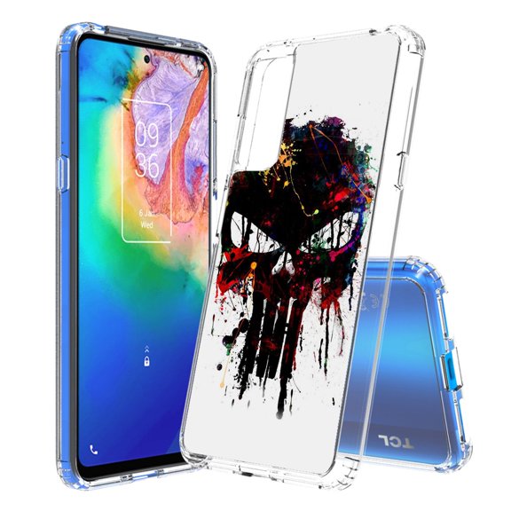 AquaFlex Hybrid Slim Designed For TCL 20S 6.67"Case Transparent Clear