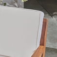 thumbnail image 4 of Wilcox Outdoor 8 Piece Sectional Sofa Set with Cushions, Teak, Beige, 4 of 7