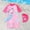 Pink3, variant on RTKFRFLM Baby Girls One Piece Swimsuit Surf Rash Guard Sun Protective Swimwear for Toddler Beach Pool
