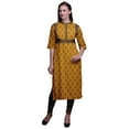 thumbnail image 1 of Bimba Robe Kurti Longue Indienne Imprimée, Tunique Droite, Robes pour Femmes, 1 of 5