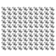 thumbnail image 5 of 100 juegos de soportes para LED de plástico cromado de 3 mm para bombillas de diodos emisores de luz plateadas, 5 of 9