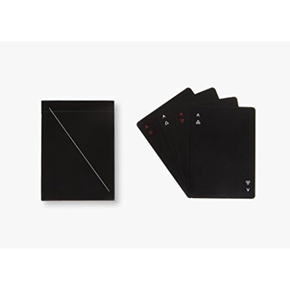(Noir) - Areaware Cartes à Jouer Miniatures pour Hommes