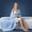 Light Blue, variant on 1PC summer cooling blanket, sofa blanket, lightweight and easy to fold,easy to store,soft and smooth, machine washable,durable(Light Blue，Queen,229*229）