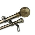 thumbnail image 2 of Central Design 4790-484 0.8125 in. Remi Double Curtain Rod with 48 to 84 in. Extension, Antique Brass, 2 of 2
