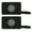 Black, variant on ThisWear Travel Gifts Nautical Compass Luggage Tag Travel Luggage Tags for Flights Cruise Luggage Set Nautical Luggage Tag Set for Women 2-pack Laser Engraved Leatherette Luggage Tags Black